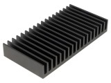 Radiator Negru cu Aripioare 50x100x15mm