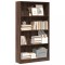 Gossi biblioteca, stejar maro, 80x24x143 cm, lemn prelucrat