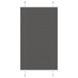 Cumpara ieftin Jaluzea plisata negru 75x100cm Latime tesatura 74,4 cm poliester