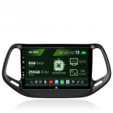 Navigatie Jeep Compass (2016+), Android 13, Z-Octacore 8GB RAM + 256GB ROM, 10.1 Inch - AD-BGZ10008+AD-BGRKIT287