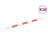 Cumpara ieftin Bare retractabile de conuri de trafic 10 buc. 116-197 cm ABS