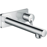 Cumpara ieftin Baterie lavoar cu montaj pe perete, Hansgrohe, Talis S, Pipa 22.5 cm, Crom