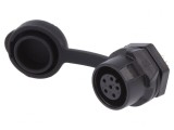Conector Circular Mamă 6 PIN Aurit 5A