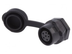 Conector Circular Mama 6 PIN Aurit 5A foto