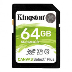 Card de memorie Kingston Canvas Select Plus 64GB SDXC Clasa 10 UHS-I foto