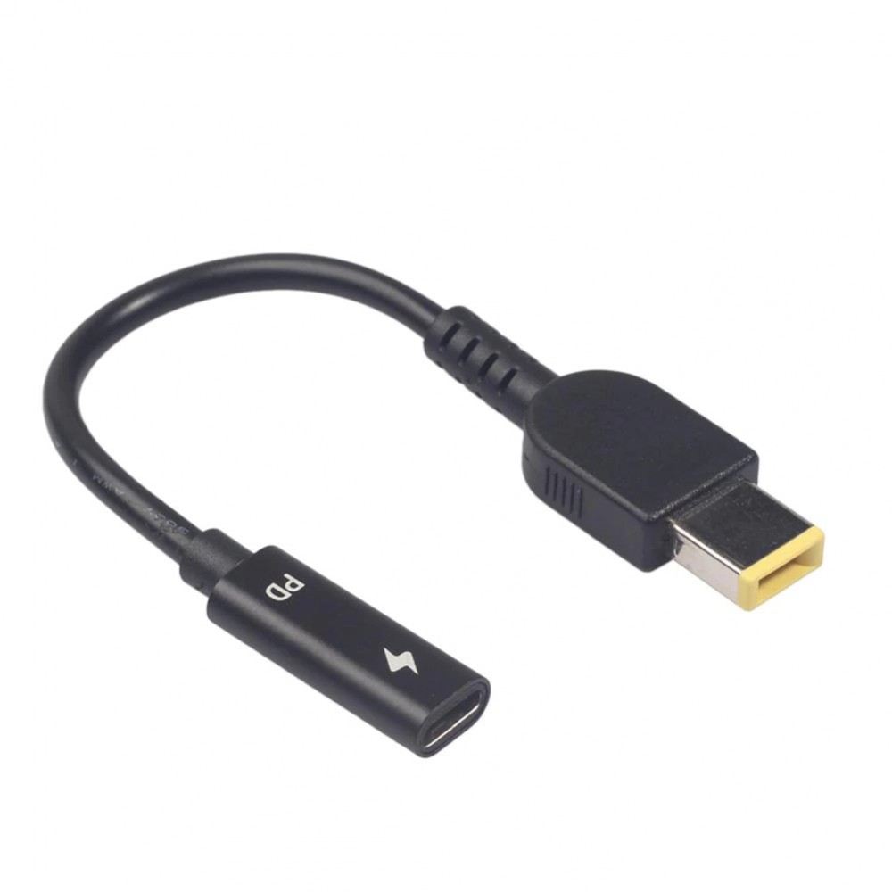 Adaptor incarcator laptop Lenovo IBM USB-C la mufa dreptunghiulara  11mm*4.5mm | Okazii.ro