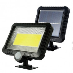 Proiector solar 10W 100LED COB Senzor miscare foto