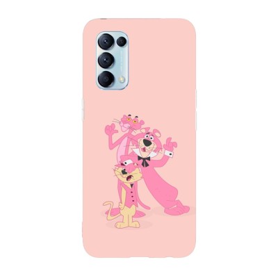 Husa compatibila cu Oppo A54s, Viceversa, model Pink Panther team, Silicon, TPU foto