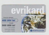 bnk card Romania - Cartela telefonica Evrikard 400000 lei - Col:RO-ROM-PRE-0003