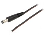 Cablu Alimentare 1,5m DC 5,5/1,7 Mufă Dreaptă Negru
