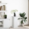 Gossi suport prezentare cu depozitare alb 31x30x60 cm lemn prelucrat