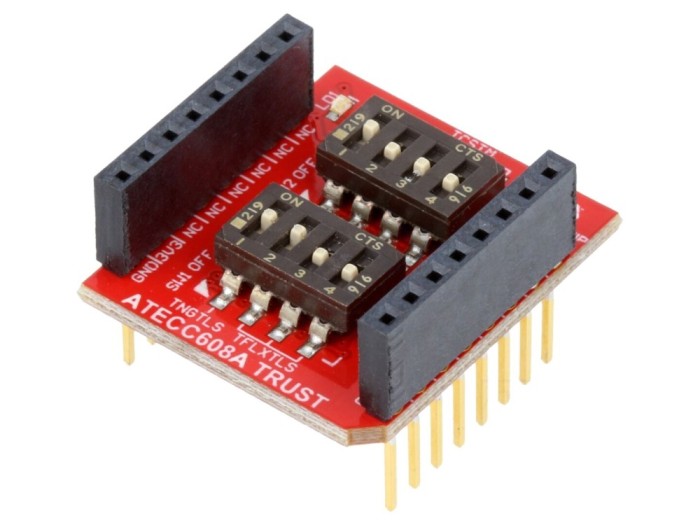 Microchip mikroBUS Mufă Interfață I2C ATECC608A IoT