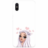 Husa silicon pentru Xiaomi Mi 8 Pro, Beauty Girl