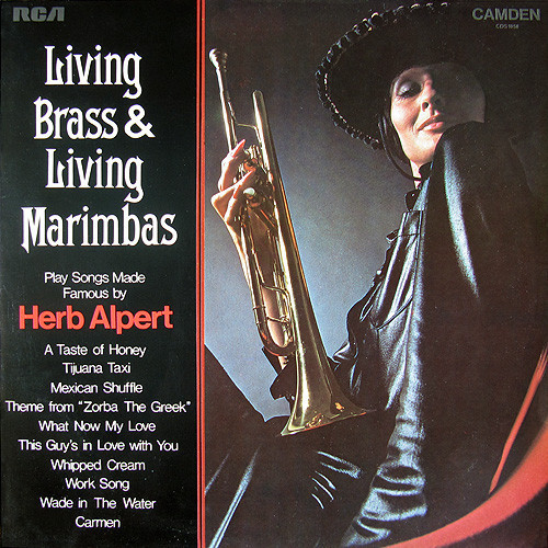 VINIL Living Brass &amp; Living Marimbas &lrm;&ndash; Play Songs Made Famous By Herb Al (-VG)