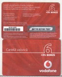 Bnk card Romania - Vodafone - reincarcare 6+3% - Col:RO-VOD-REF-0003C