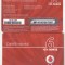 bnk card Romania - Vodafone - reincarcare 6+3% - Col:RO-VOD-REF-0003C