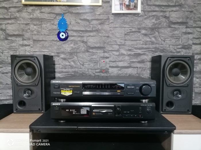 Sistem audio digital minidisc recorder SONY boxe MISSION