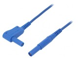 Cablu de măsurare 16A 1m albastru PVC