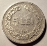 Moneda 5 lei 1949 (#4)