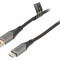 Cablu USB 2.0 A la C, 2m, negru