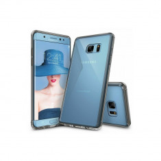 Husa Samsung Galaxy Note 7 Fan Edition Ringke FUSION SMOKE BLACK + bonus folie Ringke Invisible Screen Defender foto