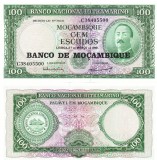 Mozambic 100 Escudos 1961-76 P-117 UNC