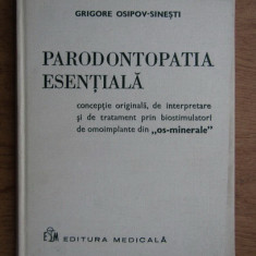 Grigore Osipov Sinesti - Parodontopatia esentiala (1976, editie cartonata)