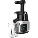 Storcator de fructe si legume cu melc Tefal Juice N&rsquo;Clean ZC420E38, 150W, recipient suc 0.8L, 2 filtre, 80 RPM, sistem antipicurare, 4 trepte de vitez