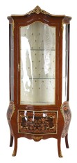 Vitrina baroc din lemn masiv furniruit CAT978