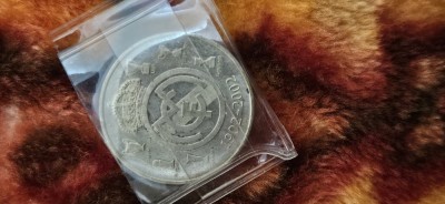 Monedă de argint 1902-2002 real madrid foto