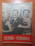 Scena si ecranul ianuarie 1957-nr . de anul nou,tanti cocea,ileana predescu