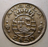 7.200 ANGOLA COLONIE PORTUGHEZA 2,5 ESCUDOS 1968