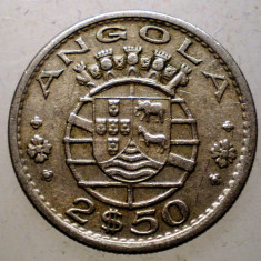 7.200 ANGOLA COLONIE PORTUGHEZA 2,5 ESCUDOS 1968