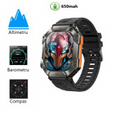 Smartwatch, 2 inch,650mAh,rezistent la apa,praf,bluetooth 5.3,autonomie 7-9 zile