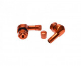 Set 2 valve demontabile roata moto, culoare portocaliu Cod Produs: MX_NEW ASOT418B