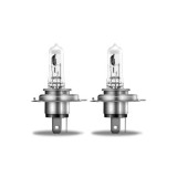 Becuri auto halogen Osram H4 Night Breaker Silver +100% 12V, set 2