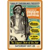 Placa metalica - Jimi Hendrix - 10x14 cm, Nostalgic Art Merchandising