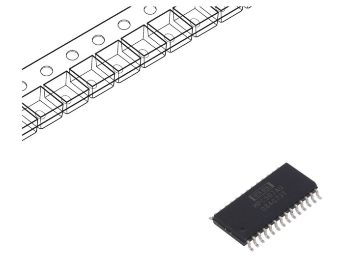 Comutator Analogic Multiplexor 8:1 SO28 &plusmn;15VDC