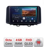 Navigatie HHyundai Kona B-1058 Android Ecran QLED octa core 4+64 carplay android auto KIT-1058+EDT-E310V3 CarStore Technology