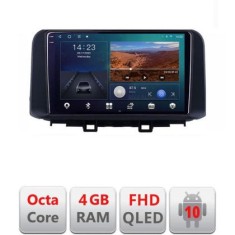 Navigatie HHyundai Kona B-1058 Android Ecran QLED octa core 4+64 carplay android auto KIT-1058+EDT-E310V3 CarStore Technology