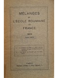 V. Munteanu - Melanges de l&#039;ecole Roumaine en France, II-eme partie (Editia: 1924)