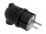 Conector Schuko tata 16A/250V IP44, ELPL-SH/RB-BK114022022-BMS, Oem