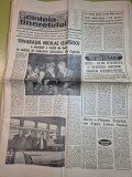 Ziarul scanteia tineretului 3 octombrie 1989 - vizita lui ceausescu in unitatile alimentare din capitala.art. bicaz,poiana teiului,lotru,somes