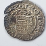 Ungaria 1 denar 1577 KB argint Maximilian ll, Europa