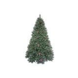 Cumpara ieftin Brad Artificial de Craciun, Pin cu Conuri, Verde, 210 cm, Suport Inclus - INV8080968