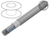 Cablu Bandă Rotund 1,27mm Cu 20x28AWG PVC Gri