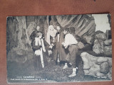 Fotografie tip carte postala, scena din piesa Luceafarul, Act V scena 2, inceput de secol XX