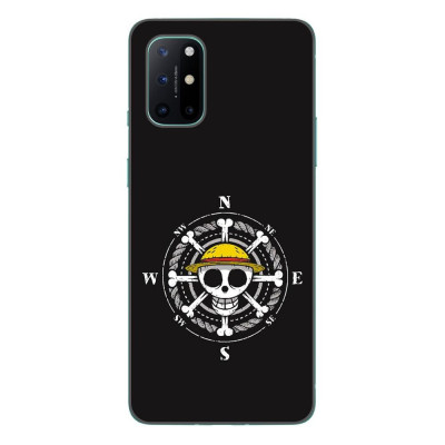 Husa compatibila cu OnePlus 8T Silicon Gel Tpu Model One Piece Logo foto