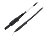 Cablu de Masurare SCH&Uuml;TZINGER 19A Mufa Banana 4mm 1m Negru CAT II 600V