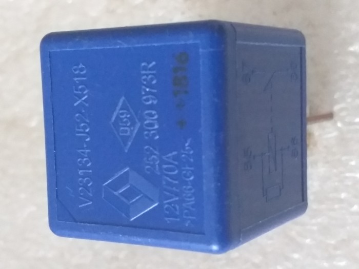 Releu 12V 70A 252300973R V23134 J52 X518 B59 Logan2 Megane3/4 Captur.Nou Renault
